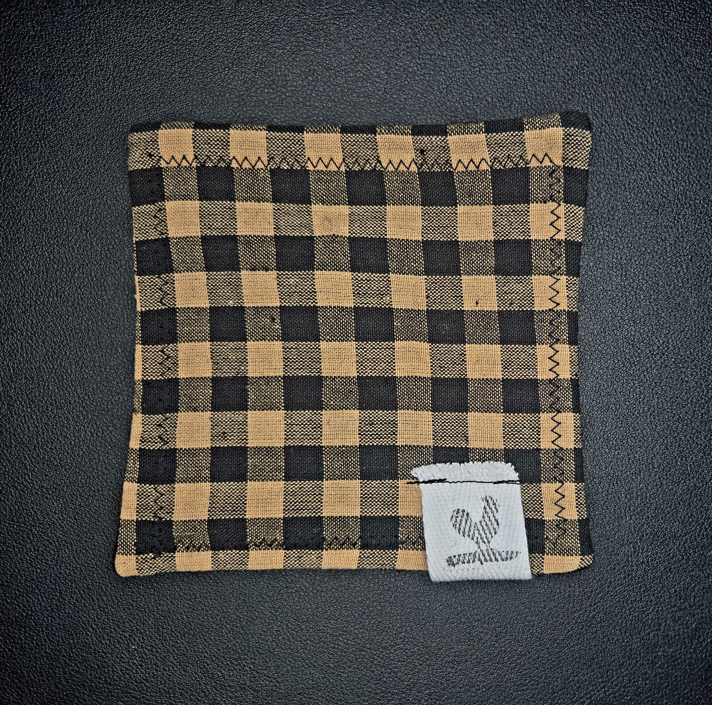 Rooster Ridge Rags Black and Tan Checkers