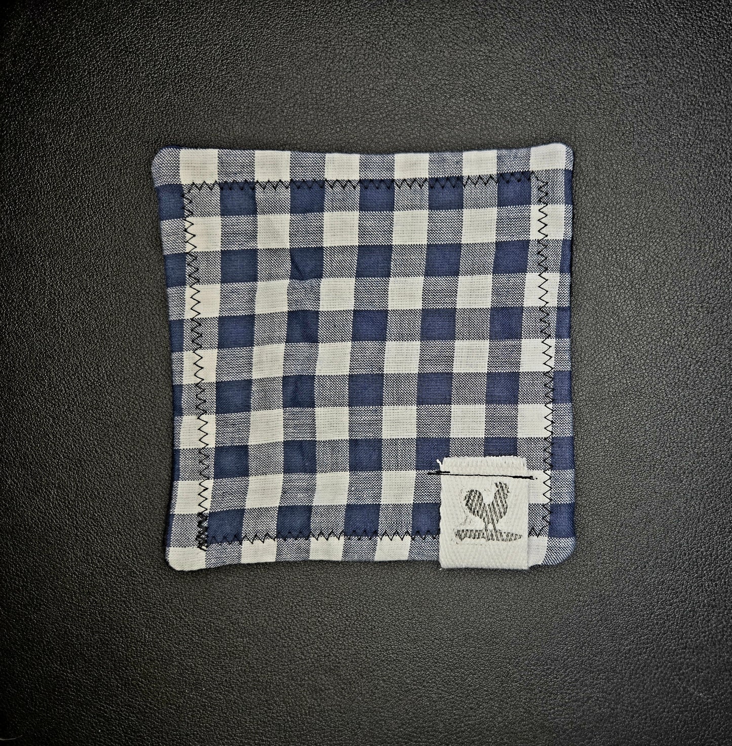 Rooster Ridge Rags Blue and White Small Checkers