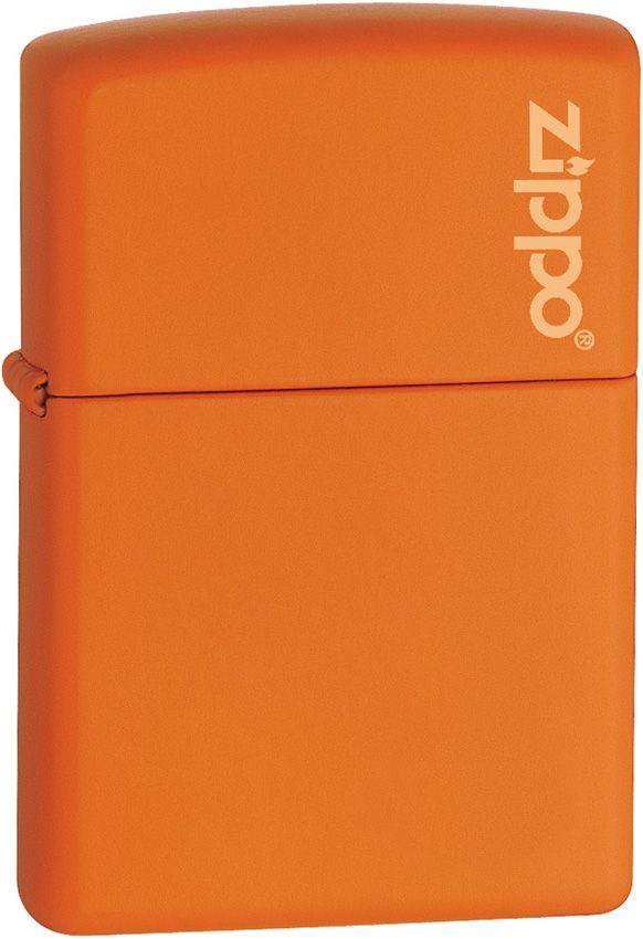 Zippo Orange Matte with Logo
