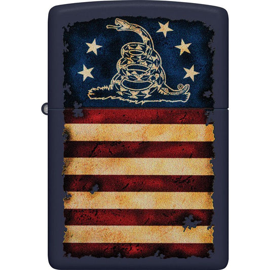 Zippo Don't Tread On Me Blue