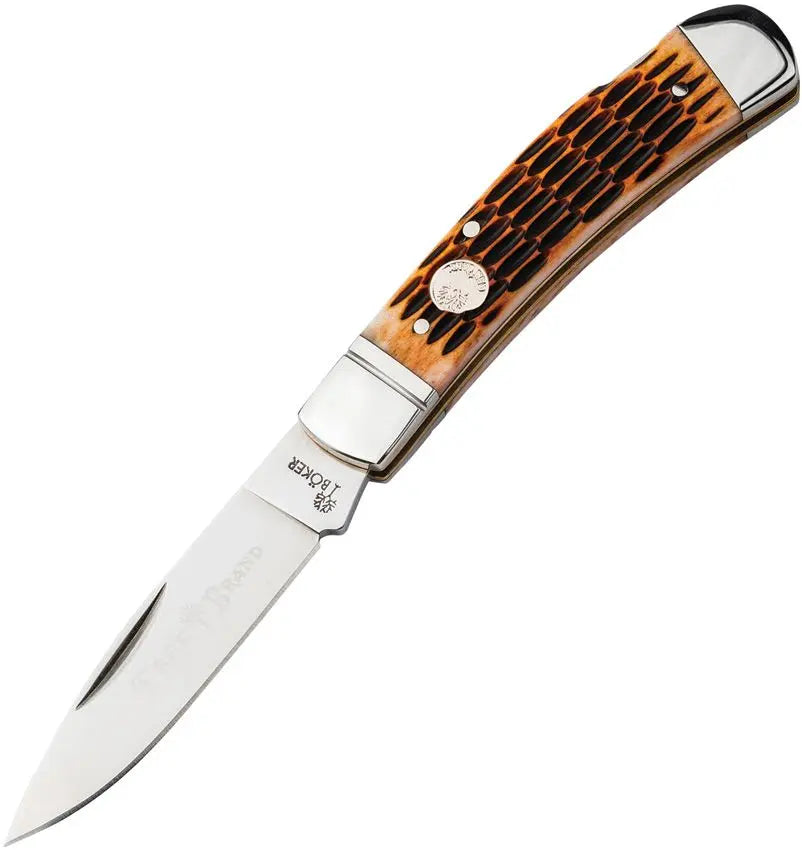 Boker Tree Brand Lockback Amber