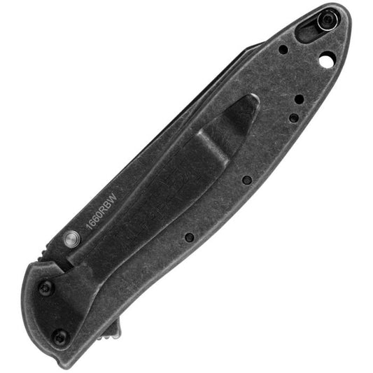 Kershaw Random Leek Blackwash