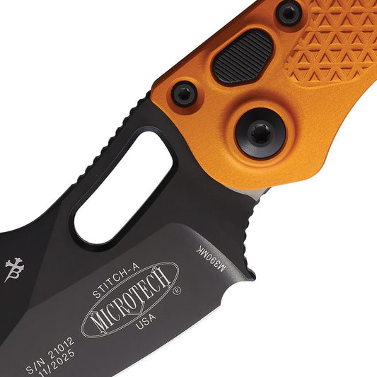 Microtech Auto Stitch Orange