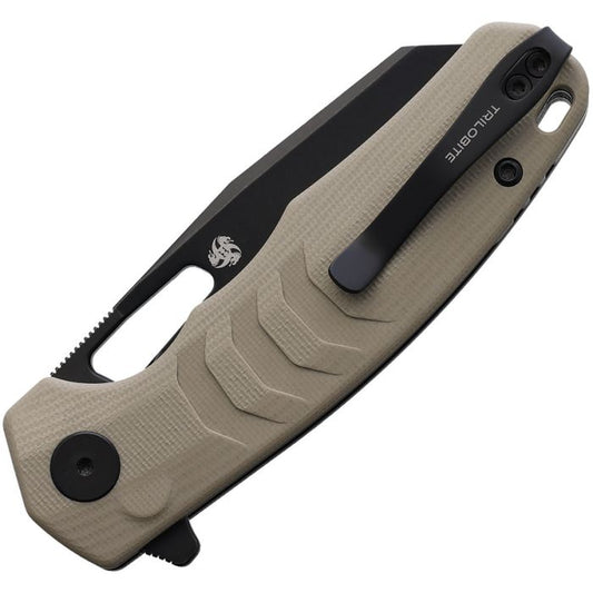 Petrified Fish Trilobite Khaki