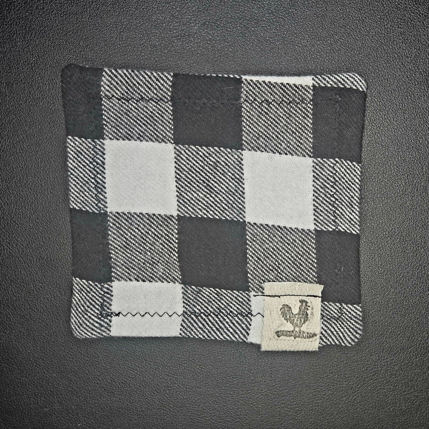 Rooster Ridge Rags Plaid: Black and White Flannel