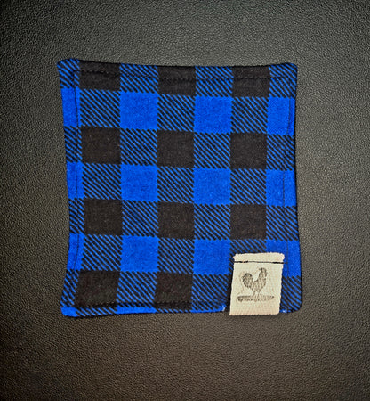 Rooster Ridge Rags Black and Blue Plaid Flannel