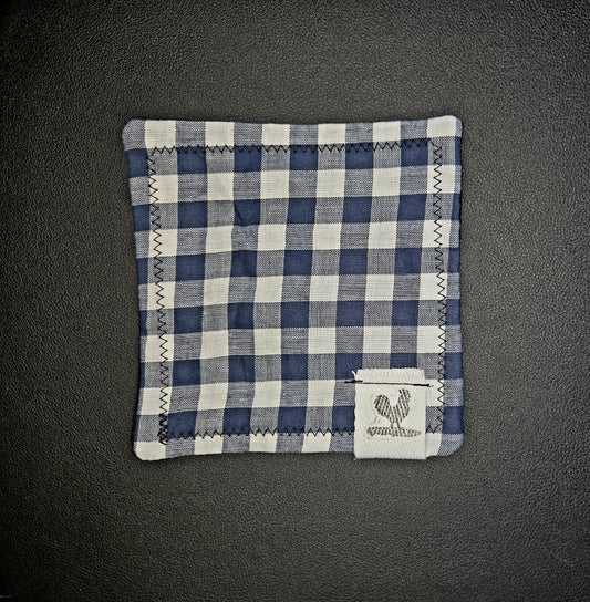 Rooster Ridge Rags Blue and White Small Checkers