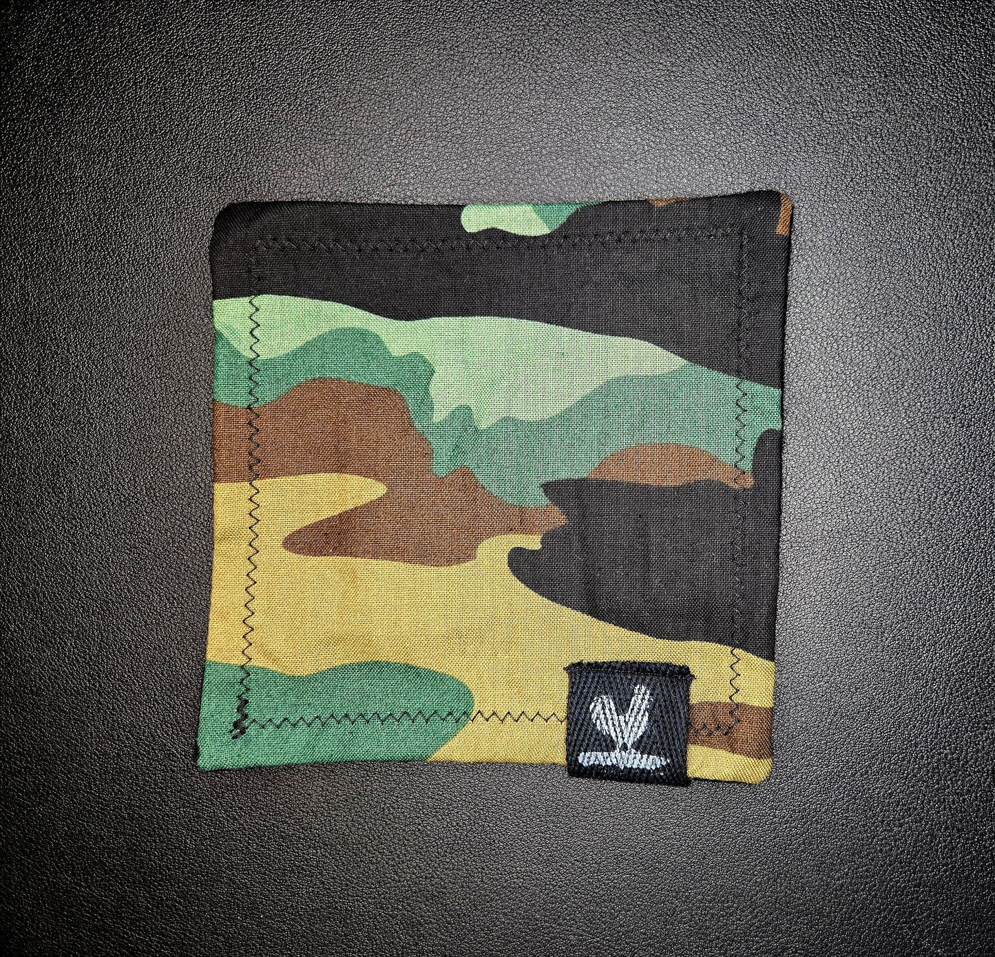 Rooster Ridge Rags Camo with Black Tag
