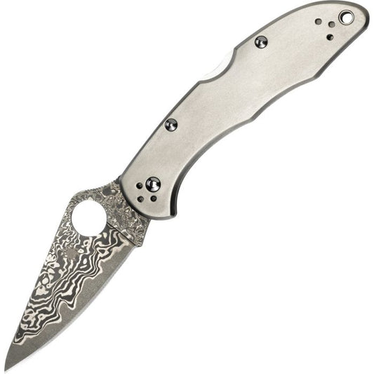 Spyderco Delica 4 Damascus