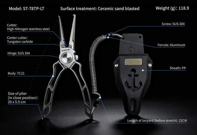 Ketuo Fathom Fishing Pliers