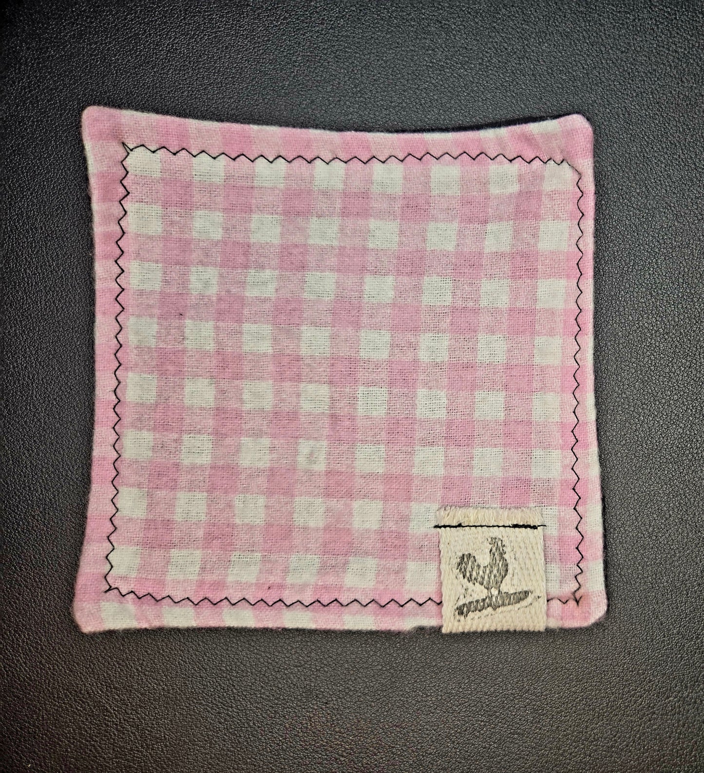 Rooster Ridge Rags Pink and White Checkers