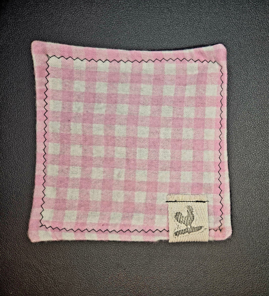Rooster Ridge Rags Pink and White Checkers