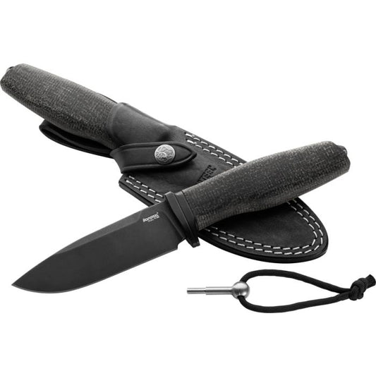 LionSteel ACHA Fixed Blade Black