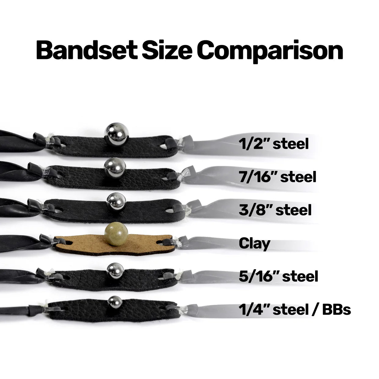 SimpleShot Replacement Flatbands Clay 5-Pack