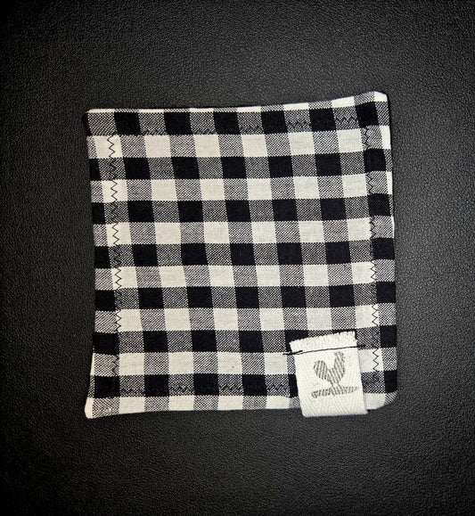 Rooster Ridge Rags Black and White Small Checkers