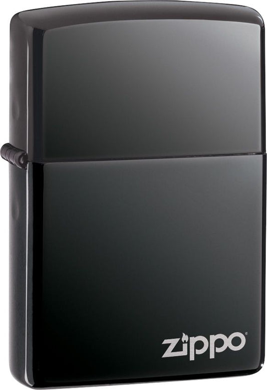 Zippo Black Ice with Logo