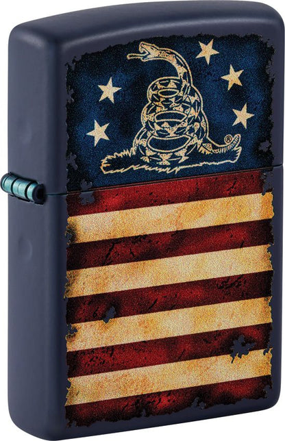 Zippo Don't Tread On Me Blue