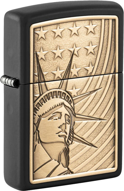 Zippo Lady Liberty Emblem