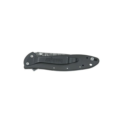 Kershaw Leek Black Damascus