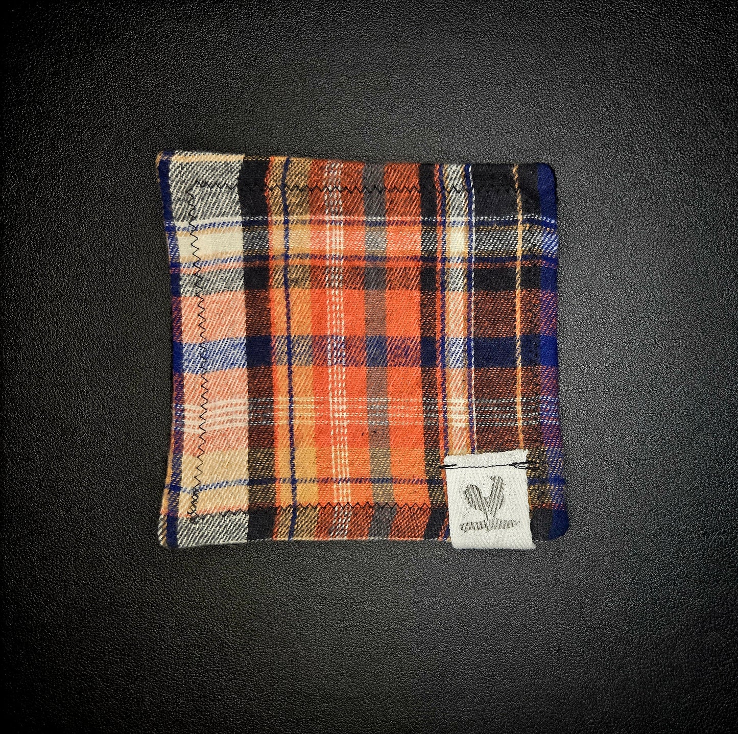 Rooster Ridge Rags Plaid: Orange Multi-Color Flannel