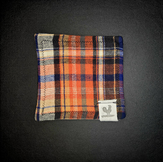 Rooster Ridge Rags Plaid: Orange Multi-Color Flannel