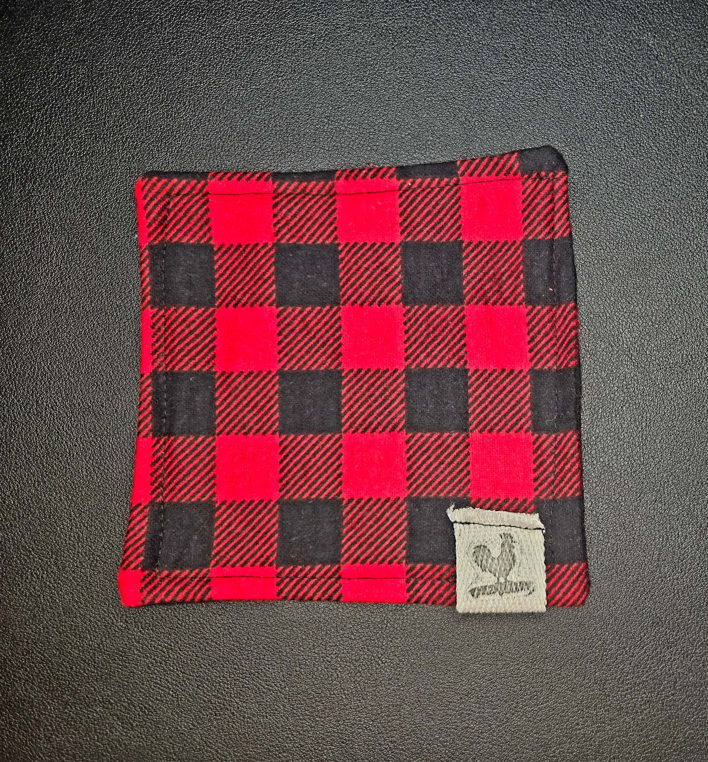 Rooster Ridge Rags Black and Red Plaid Flannel