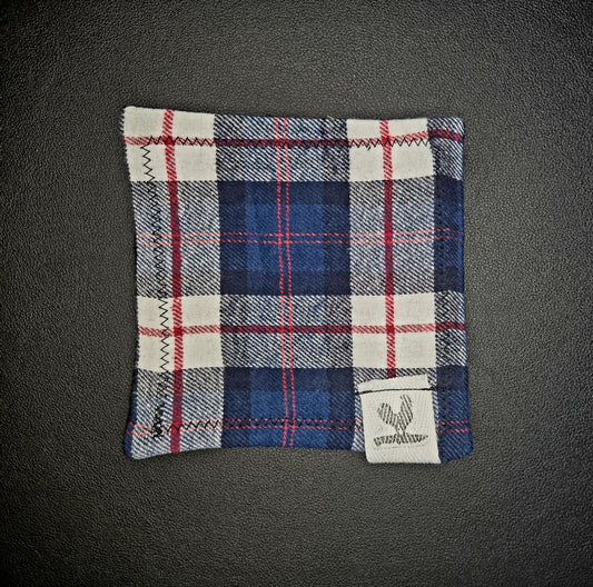 Rooster Ridge Rags Plaid: Red, White, and Blue Flannel