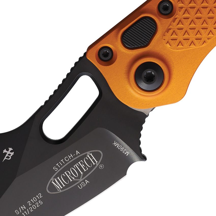 Microtech Auto Stitch Orange