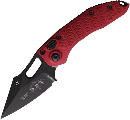 Microtech Auto Stitch Red