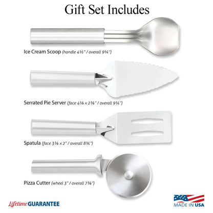 Rada Ultimate Utensil Set Silver Aluminum Handle