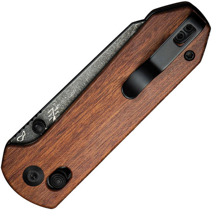 Civivi Yonder Damascus Wood